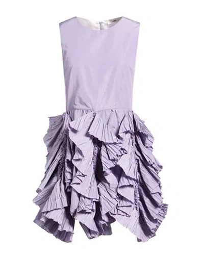 Suoli Woman Mini Dress Lilac Size 8 Polyester In Purple