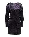 Suoli Woman Short Dress Purple Size 6 Polyester In Purple