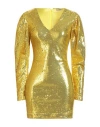 Suoli Woman Mini Dress Yellow Size 2 Polyester