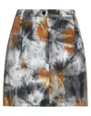 Suoli Mini Skirts In Grey