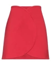 Suoli Woman Mini Skirt Red Size 2 Viscose, Polyamide, Elastane