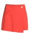 Suoli Woman Mini Skirt Tomato Red Size 4 Viscose, Polyamide, Elastane In Red