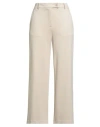Suoli Woman Pants Beige Size 6 Viscose, Polyamide, Elastane In Neutral