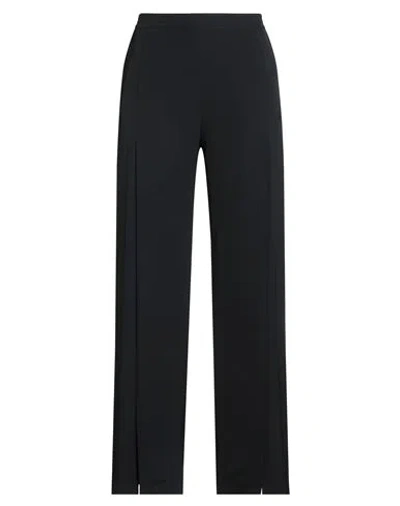 Suoli Woman Pants Black Size 10 Polyester, Elastane, Viscose, Acetate