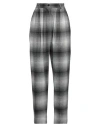 Suoli Woman Pants Black Size 4 Wool, Polyester, Polyamide, Elastane In Black