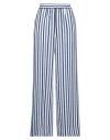 Suoli Woman Pants Blue Size 8 Viscose, Polyester