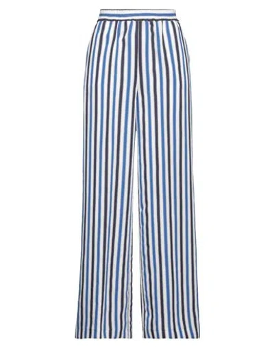 Suoli Woman Pants Blue Size 8 Viscose, Polyester