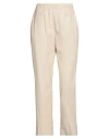 Suoli Woman Pants Cream Size 6 Polyurethane In White