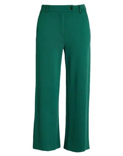 Suoli Woman Pants Emerald Green Size 4 Viscose, Polyamide, Elastane