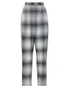 Suoli Woman Pants Grey Size 10 Wool, Polyester, Polyamide, Elastane In Grey