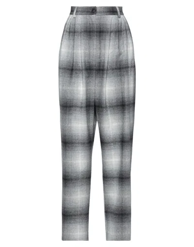 Suoli Woman Pants Grey Size 10 Wool, Polyester, Polyamide, Elastane