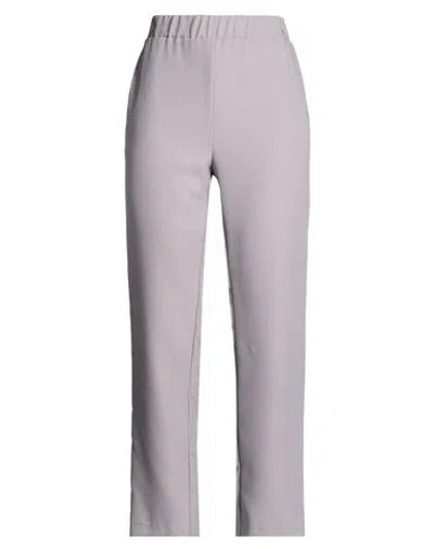 Suoli Woman Pants Grey Size 4 Polyester In Multi