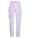 Suoli Woman Pants Lilac Size 2 Polyester, Polyamide, Elastane In Purple