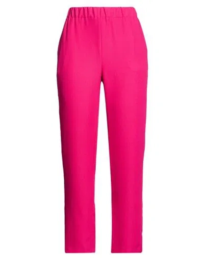Suoli Woman Pants Magenta Size 4 Polyester In Pink