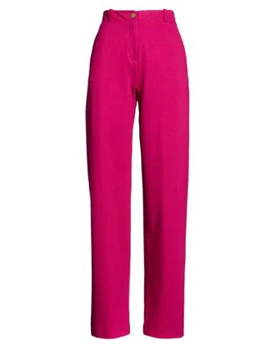 Suoli Woman Pants Plum Size 8 Viscose, Polyamide, Elastane In Purple