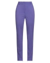 Suoli Woman Pants Purple Size 6 Viscose, Polyamide, Elastane