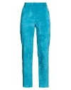 Suoli Woman Pants Turquoise Size 4 Polyester, Polyamide, Elastane In Blue