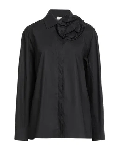 Suoli Woman Shirt Black Size 10 Cotton