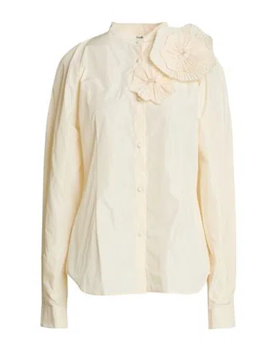 Suoli Woman Shirt Cream Size 8 Polyester In Neutral