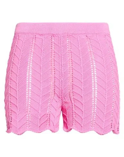 Suoli Woman Shorts & Bermuda Shorts Pink Size 8 Cotton