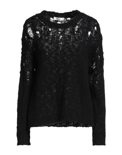 Suoli Woman Sweater Black Size 4 Wool, Acrylic, Polyamide