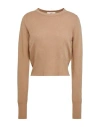 Suoli Woman Sweater Camel Size 10 Cashmere, Wool In Beige