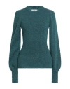 Suoli Woman Sweater Deep Teal Size 6 Synthetic Fibers, Wool, Mohair Wool In Green