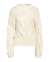 Suoli Woman Sweater Off White Size 8 Acrylic, Alpaca Wool, Wool, Polyamide