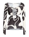 Suoli Woman Top Black Size 4 Polyester, Elastane In Black