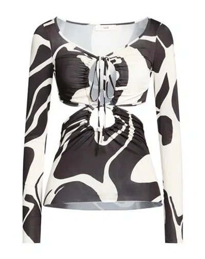 Suoli Woman Top Black Size 4 Polyester, Elastane