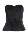 Suoli Woman Top Black Size 6 Polyester, Polyamide, Elastane