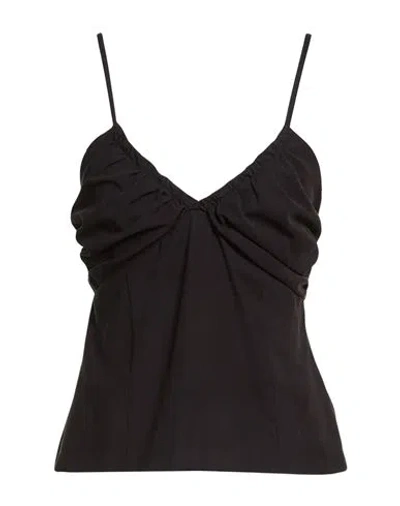 Suoli Woman Top Black Size 6 Viscose, Polyester
