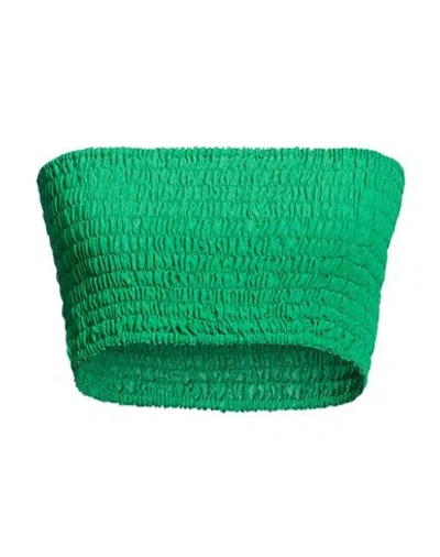 Suoli Woman Top Green Size 6 Polyester