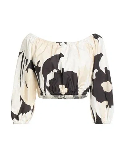 Suoli Woman Top Off White Size 8 Cotton