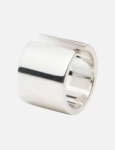 Suot Studio Sterling Silver Flat Wide Ear Cuff