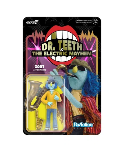 Super 7 Dr. Teeth & The Electric Mayhem Zoot The Muppets Reaction Figure In Multi