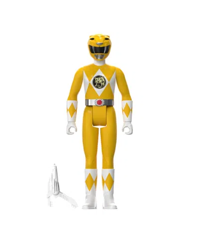 Super 7 Mighty Morphin Power Rangers Reaction Sdcc 2023 In Gold