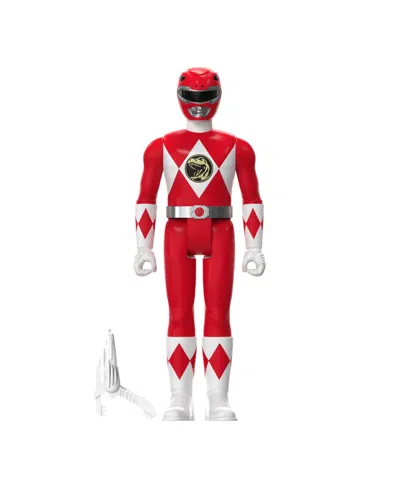 Super 7 Mighty Morphin Power Rangers Reaction Sdcc 2023 In Red
