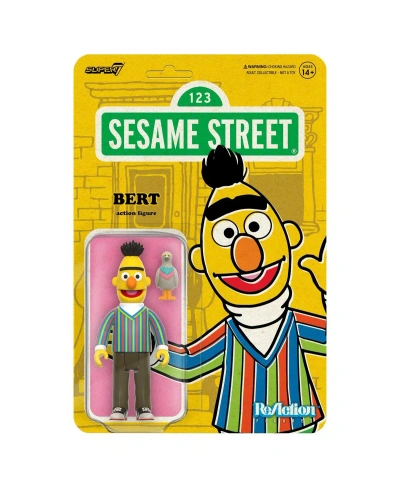 Super 7 Super7 Bert Sesame Street Reaction Figure In Multi