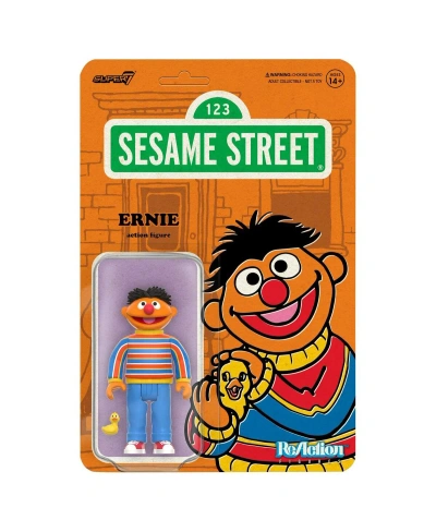 Super 7 Super7 Ernie Sesame Street Reaction Figure In Multi