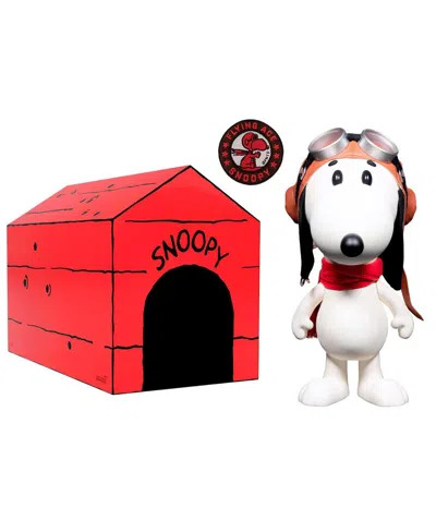 Super 7 Super7 Peanuts Snoopy Flying Ace Supersize Vinyl Figure In Red