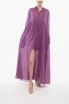Super Blond Cotton Chemise Dress