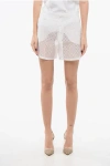 Super Blond Sheer Lace Shorts