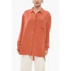SUPER BLOND SILK OVERSIZED SHIRT