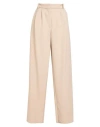 Super Blond Woman Pants Beige Size 8 Viscose