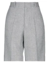 Super Blond Woman Shorts & Bermuda Shorts Grey Size 4 Wool In Grey