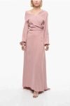 Super Blond Wrap Dress With Belt