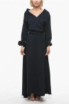 Super Blond Wrap Dress With Belt