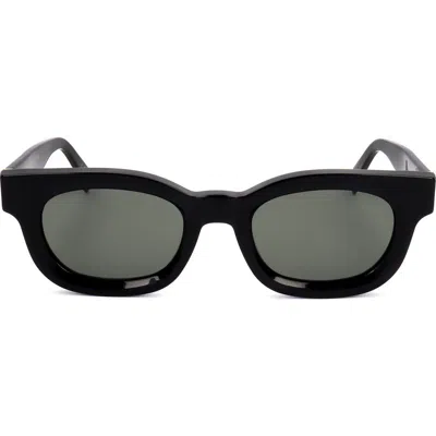 Super By Retrosuperfuture® 48mm Round Sunglasses In Black