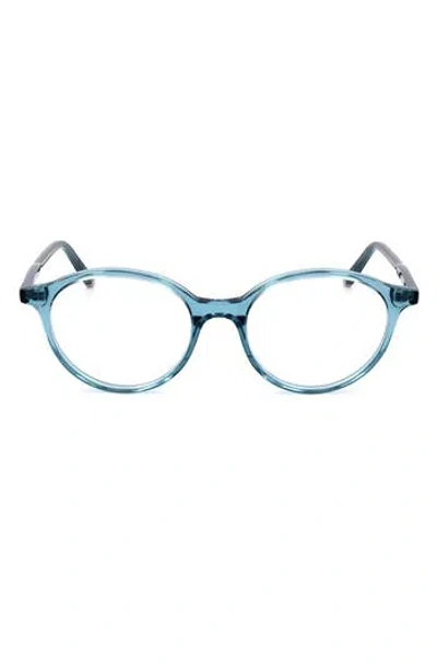 Super By Retrosuperfuture® 49mm Round Optical Glasses In Blue